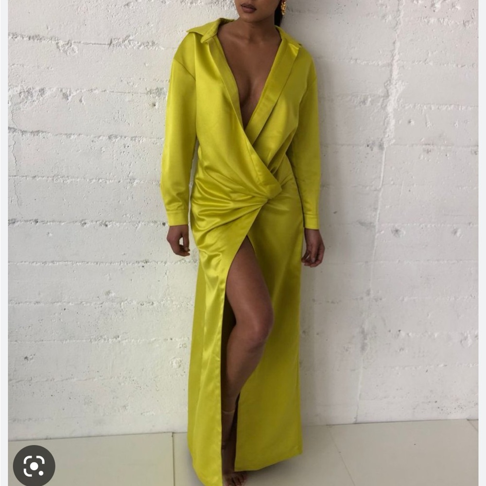 House of CB Castana lime Green Dress